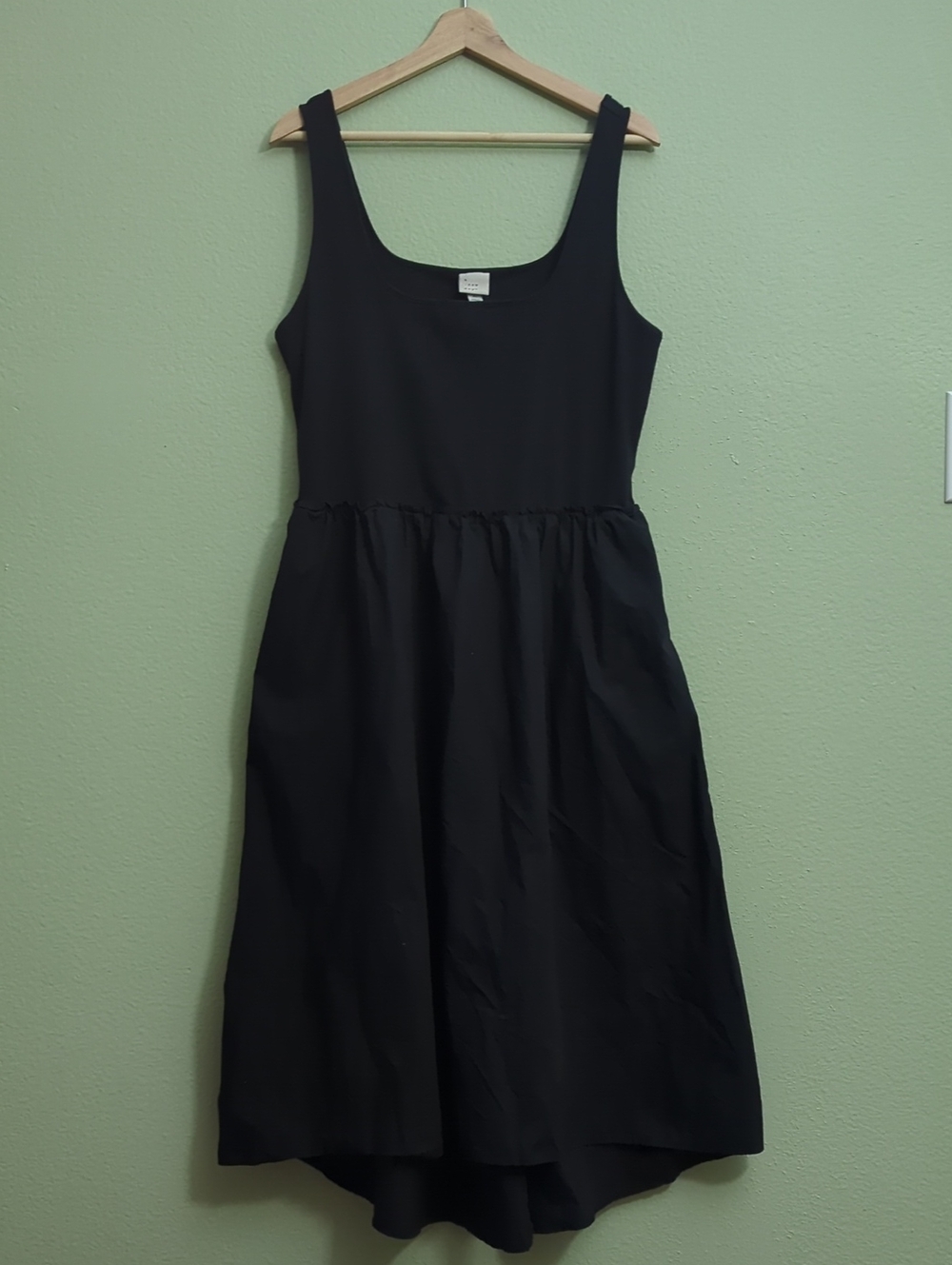Mixed media Dress Fit And Flare With Pockets